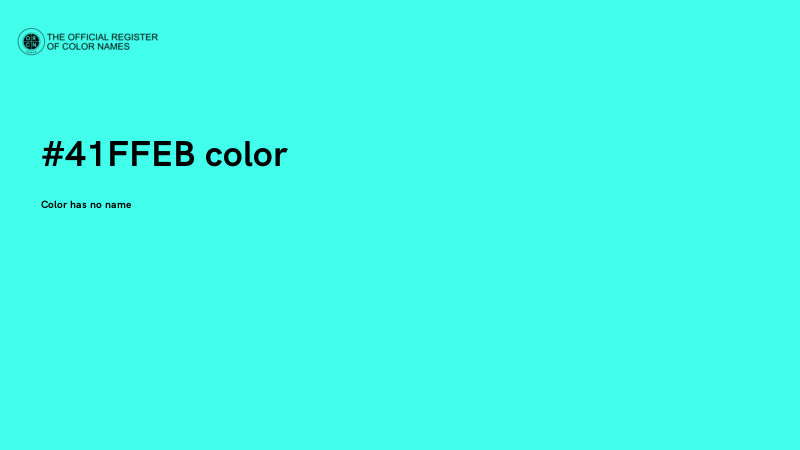 #41FFEB color image