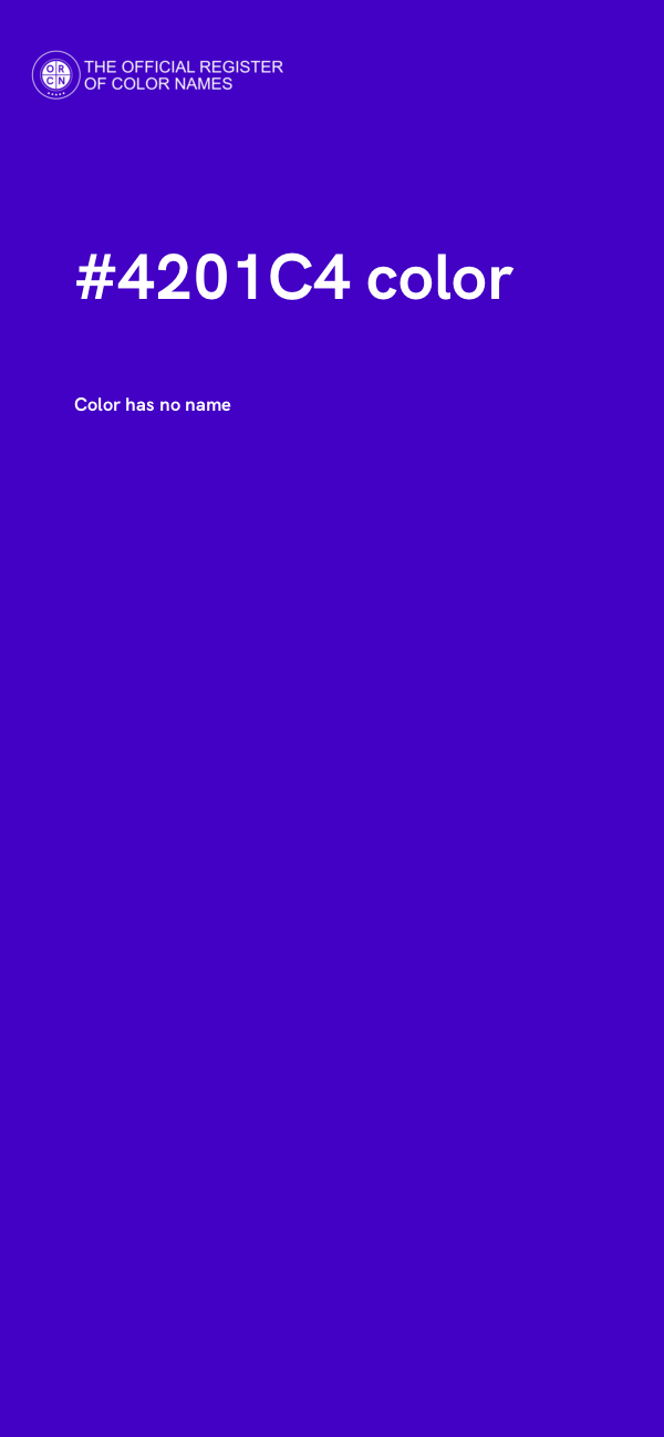 #4201C4 color image