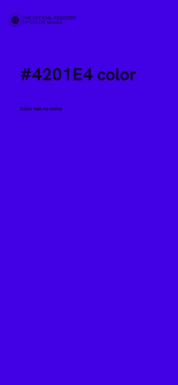 #4201E4 color image