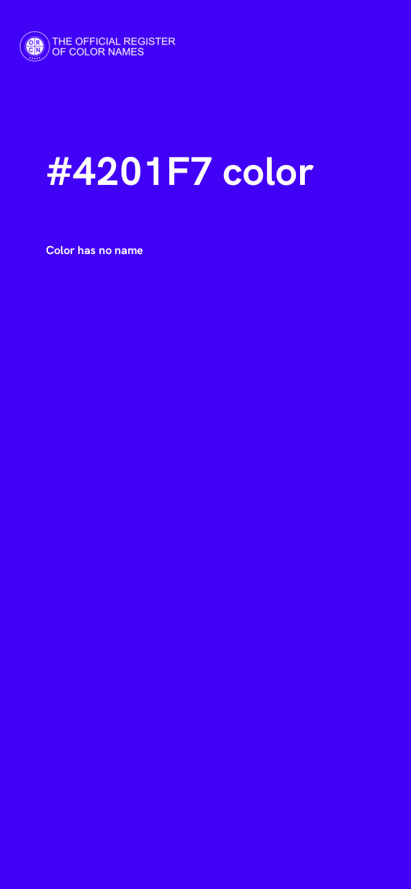 #4201F7 color image