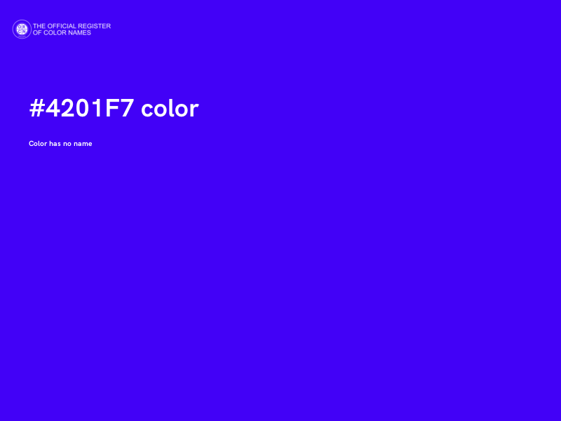 #4201F7 color image