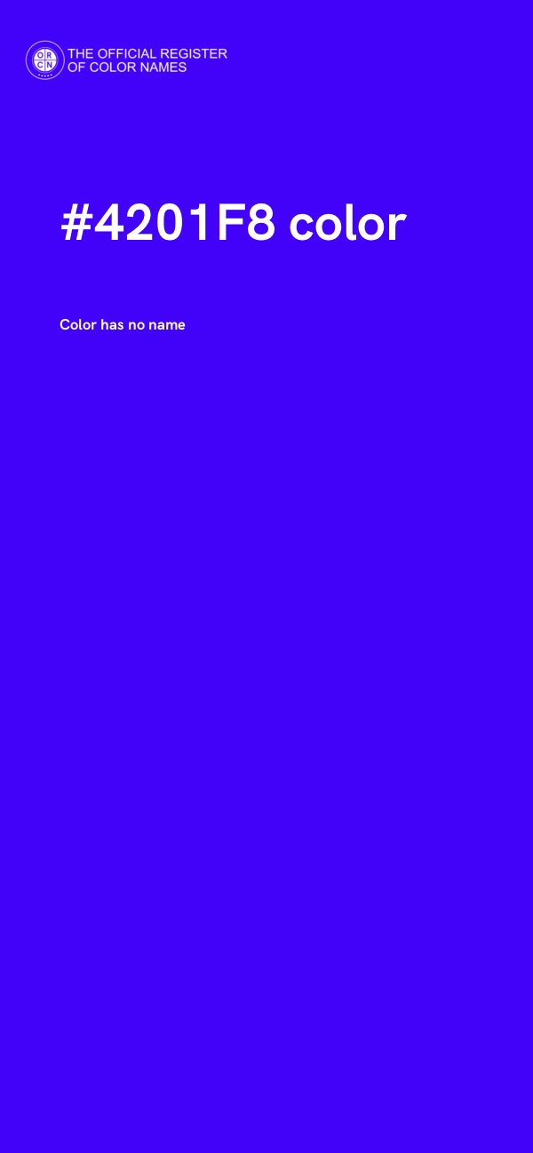 #4201F8 color image