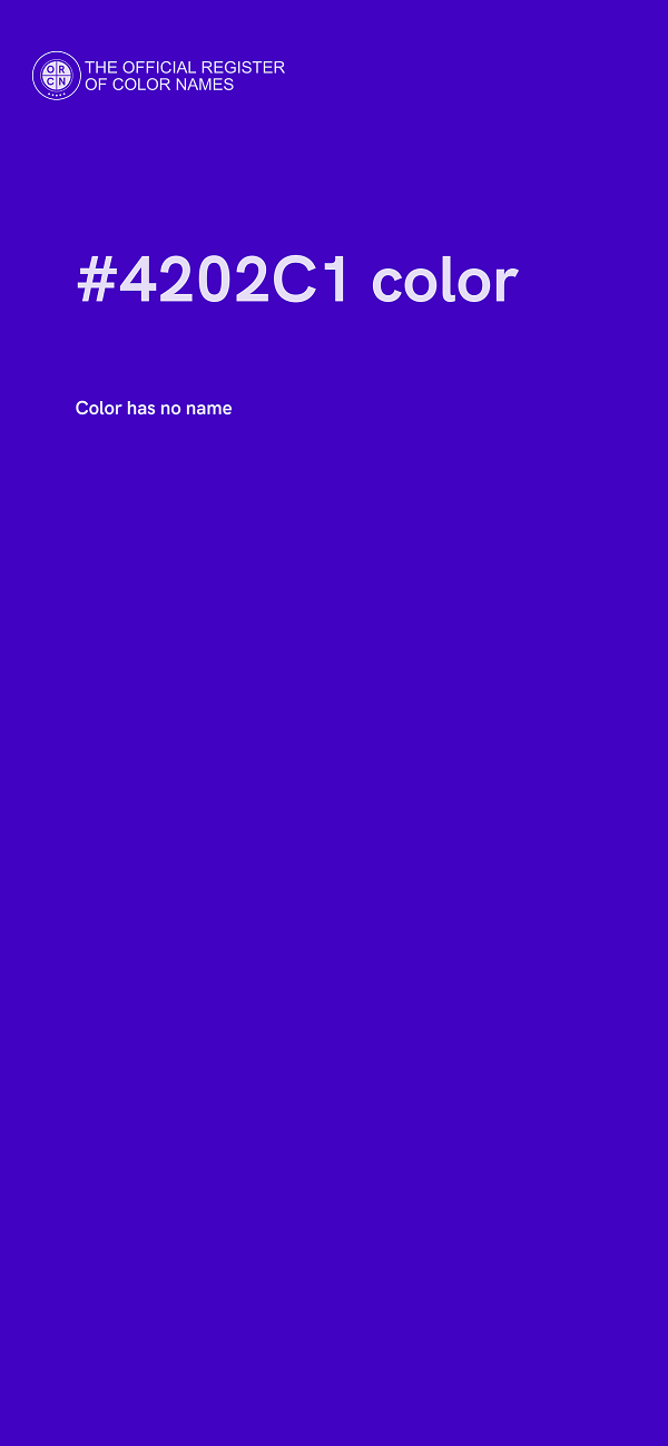 #4202C1 color image