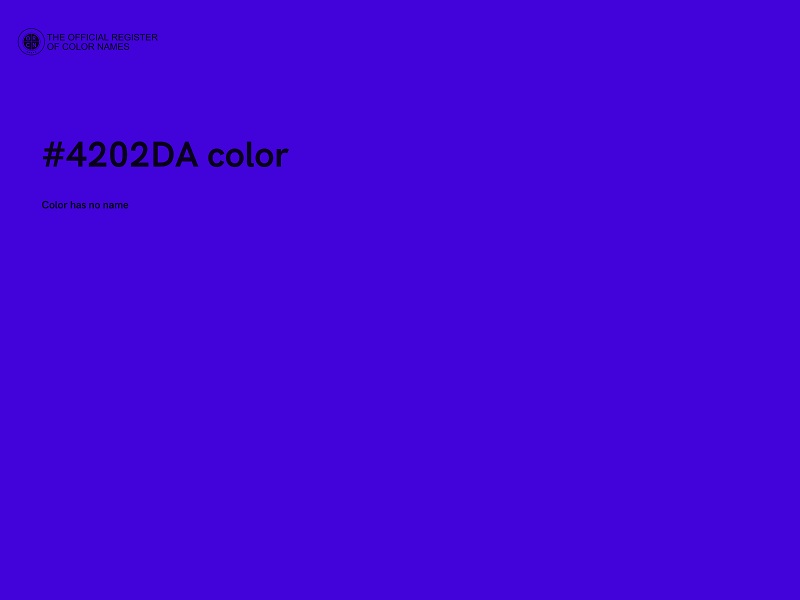 #4202DA color image