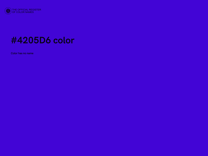 #4205D6 color image