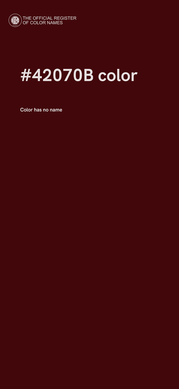 #42070B color image