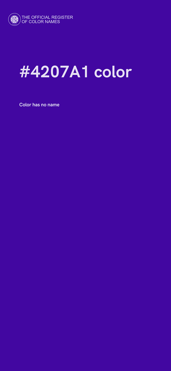 #4207A1 color image