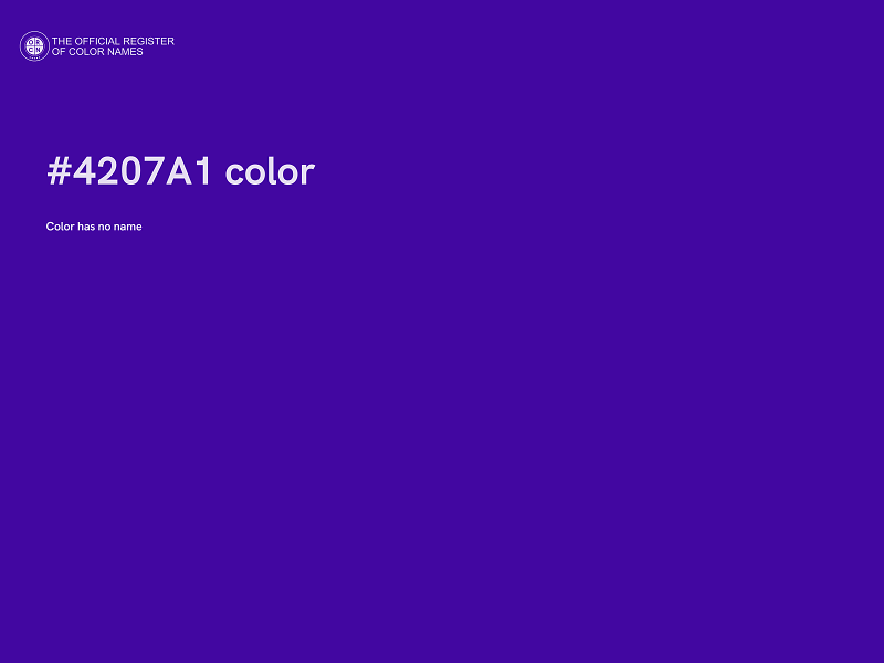 #4207A1 color image