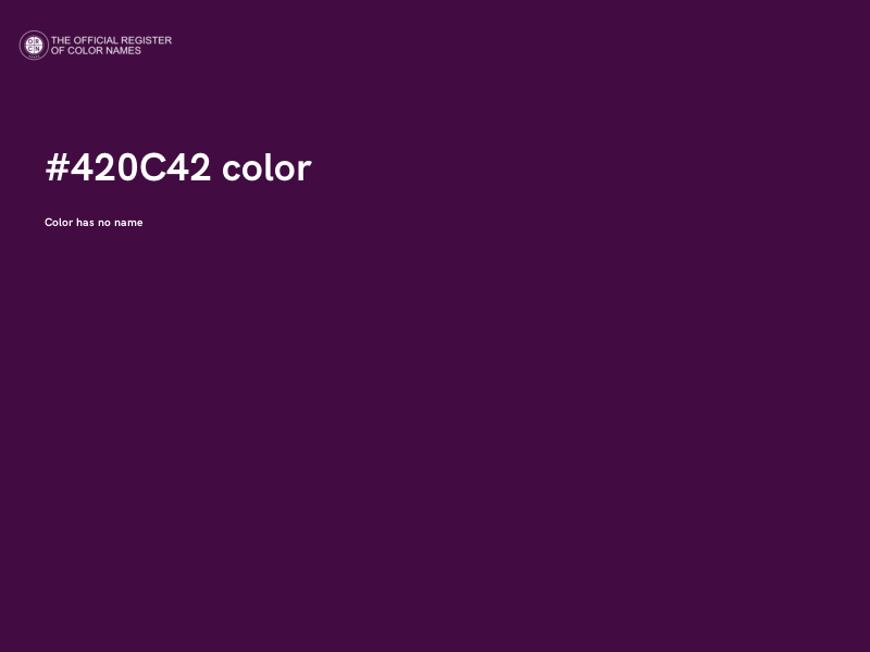 #420C42 color image