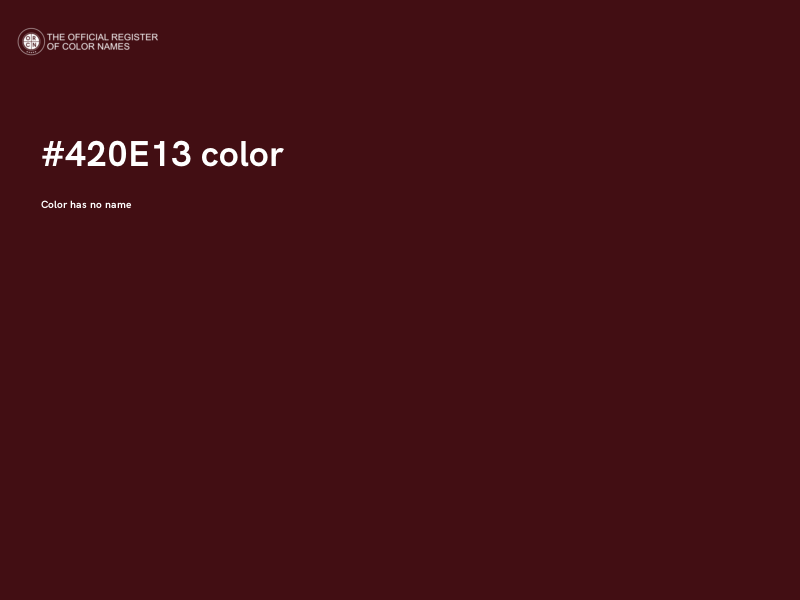 #420E13 color image