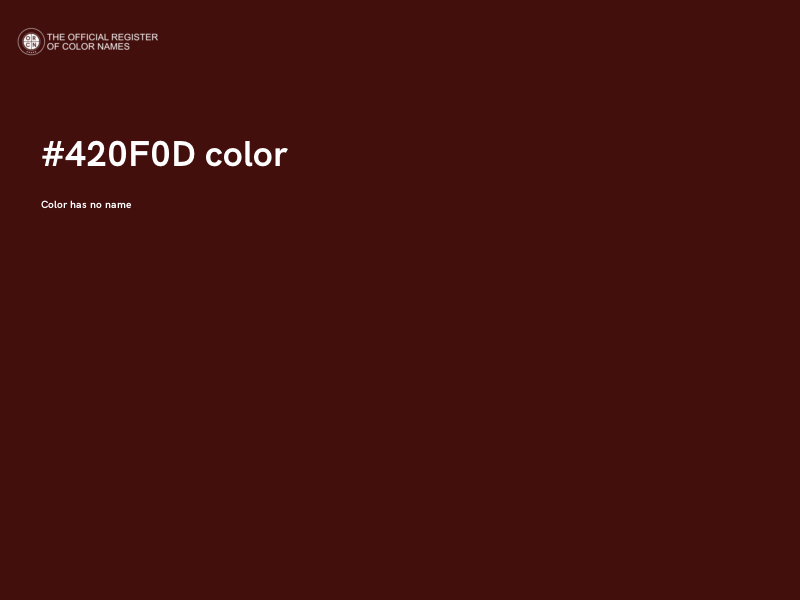 #420F0D color image
