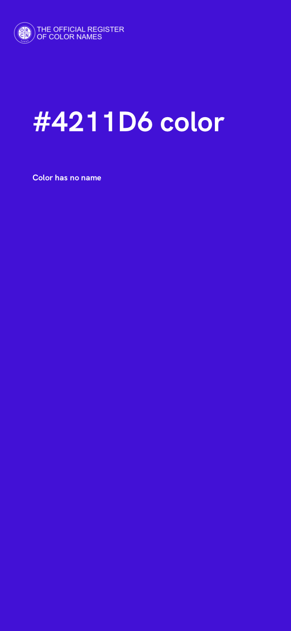 #4211D6 color image