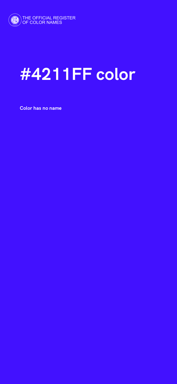 #4211FF color image