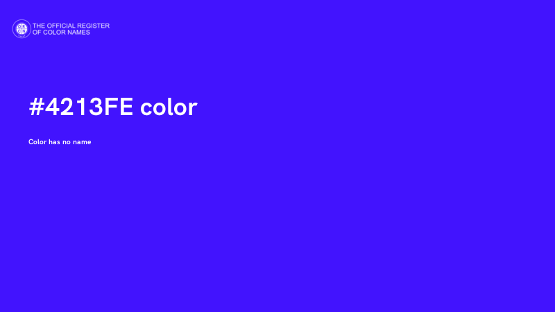 #4213FE color image