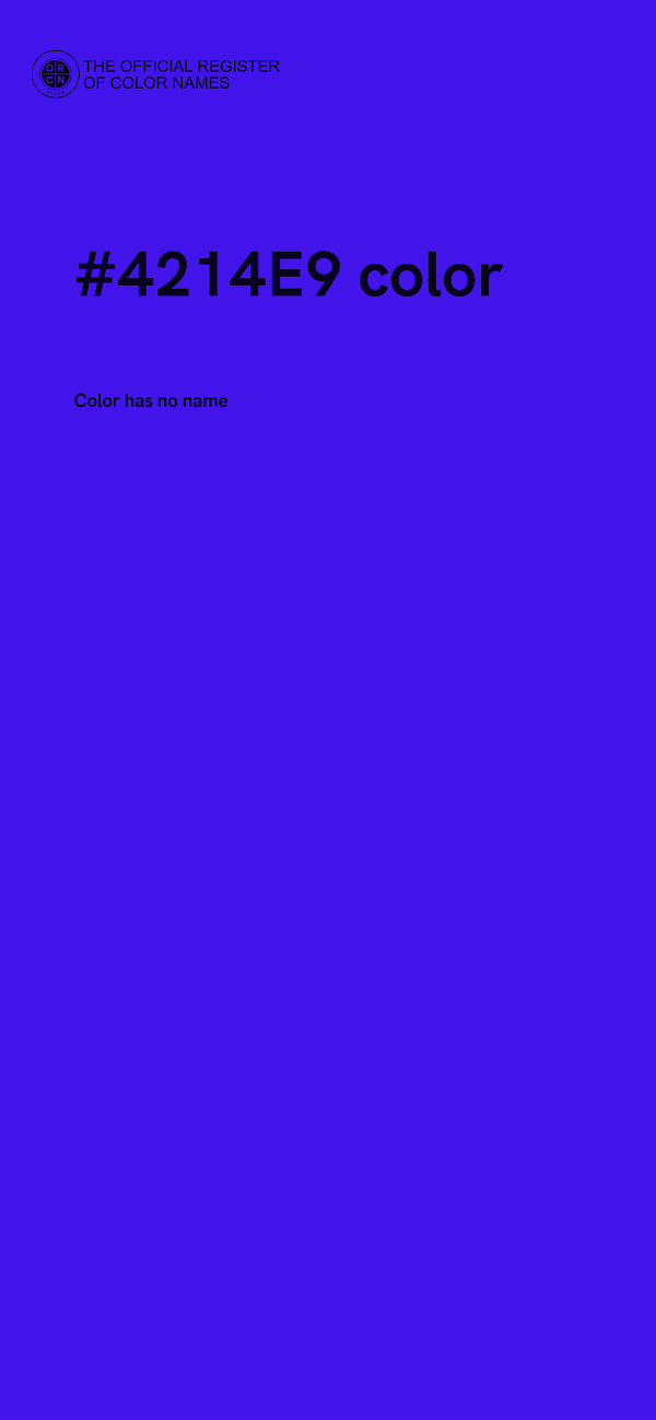 #4214E9 color image