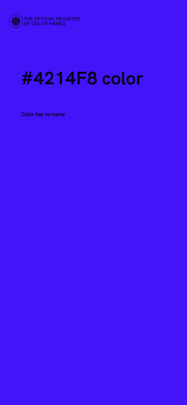 #4214F8 color image
