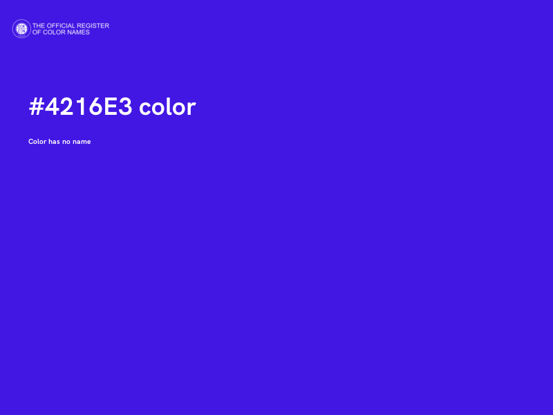 #4216E3 color image