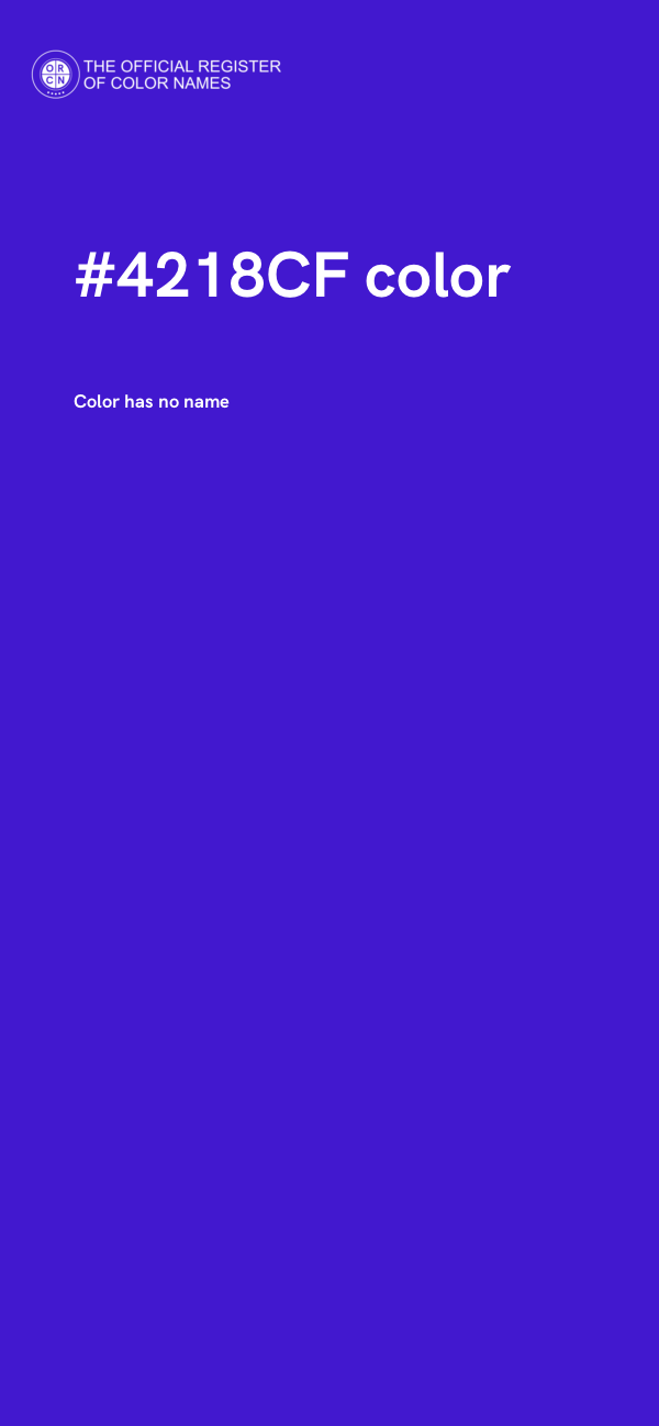 #4218CF color image