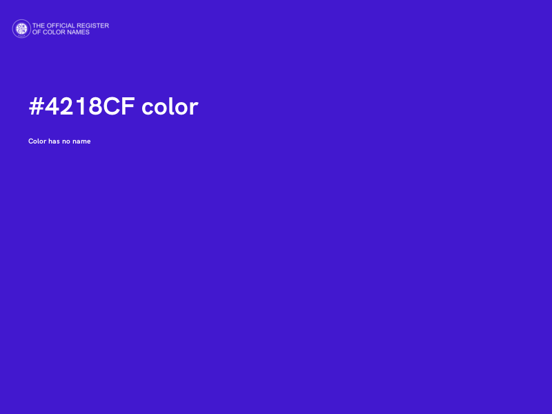 #4218CF color image