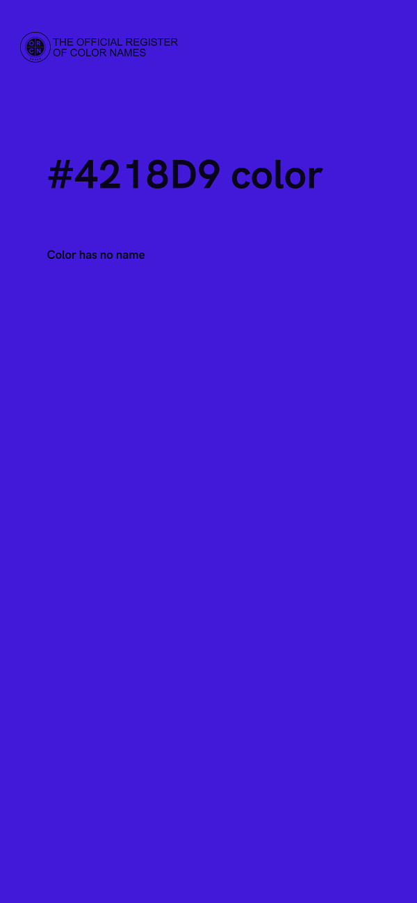 #4218D9 color image