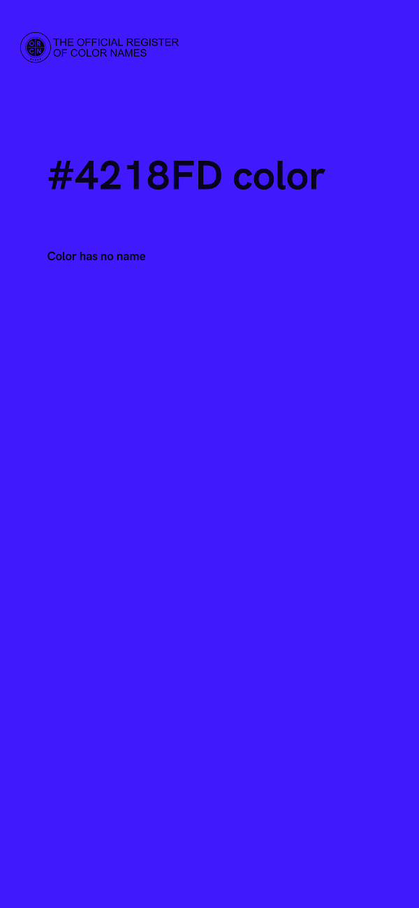 #4218FD color image