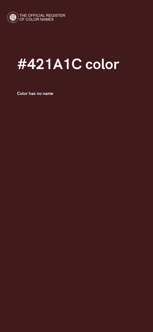 #421A1C color image
