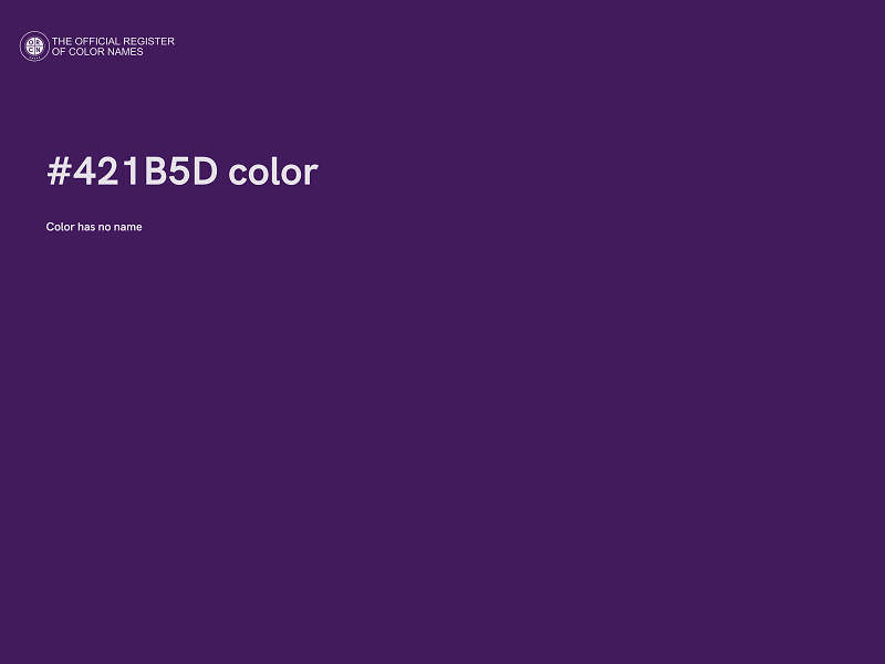 #421B5D color image
