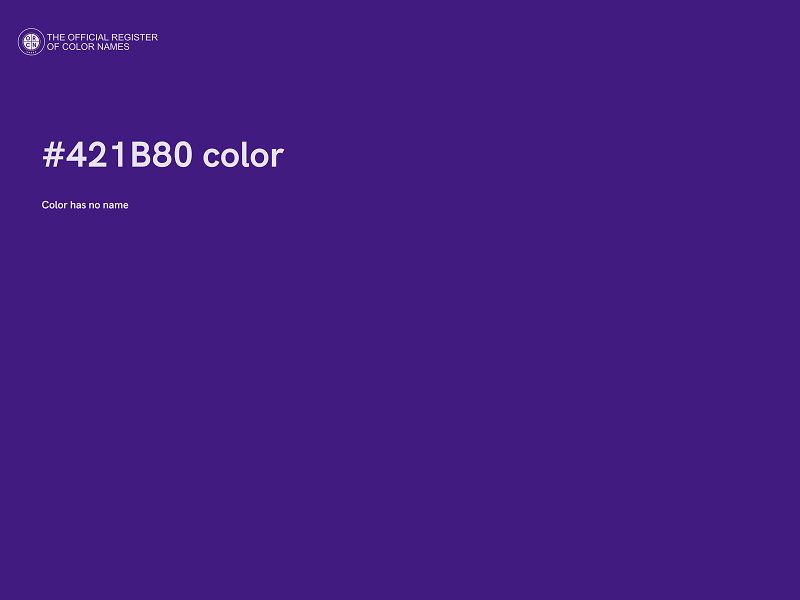 #421B80 color image