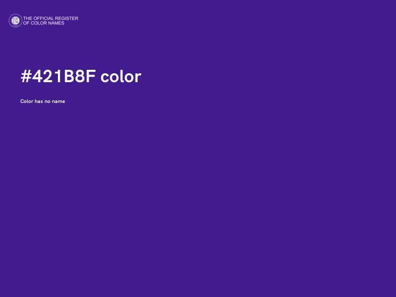 #421B8F color image