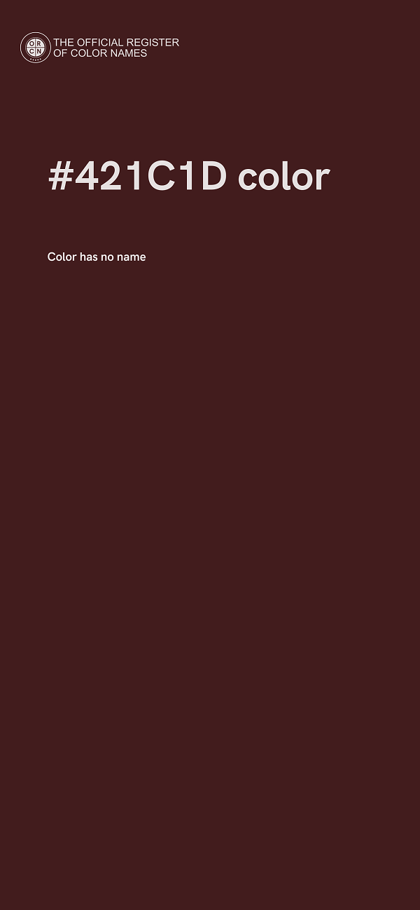 #421C1D color image
