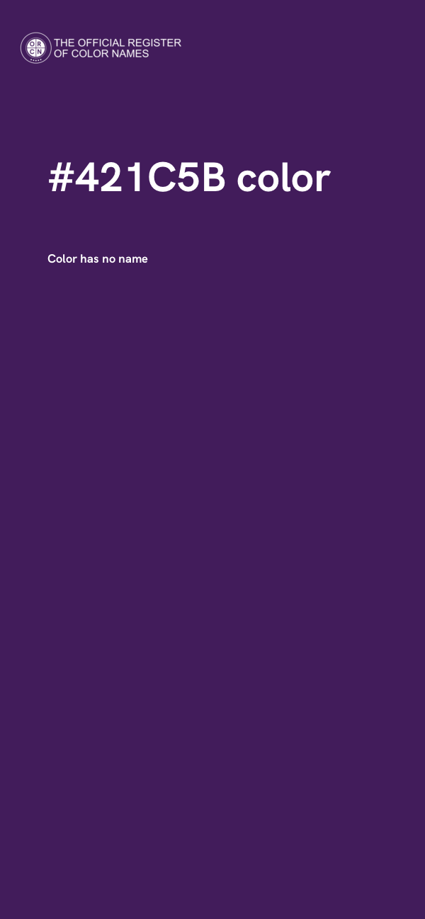#421C5B color image
