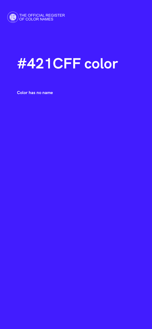 #421CFF color image