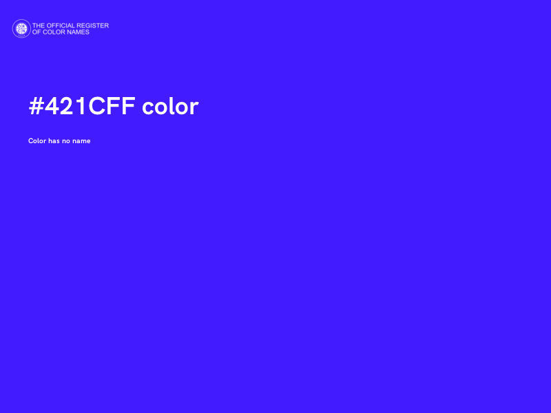 #421CFF color image