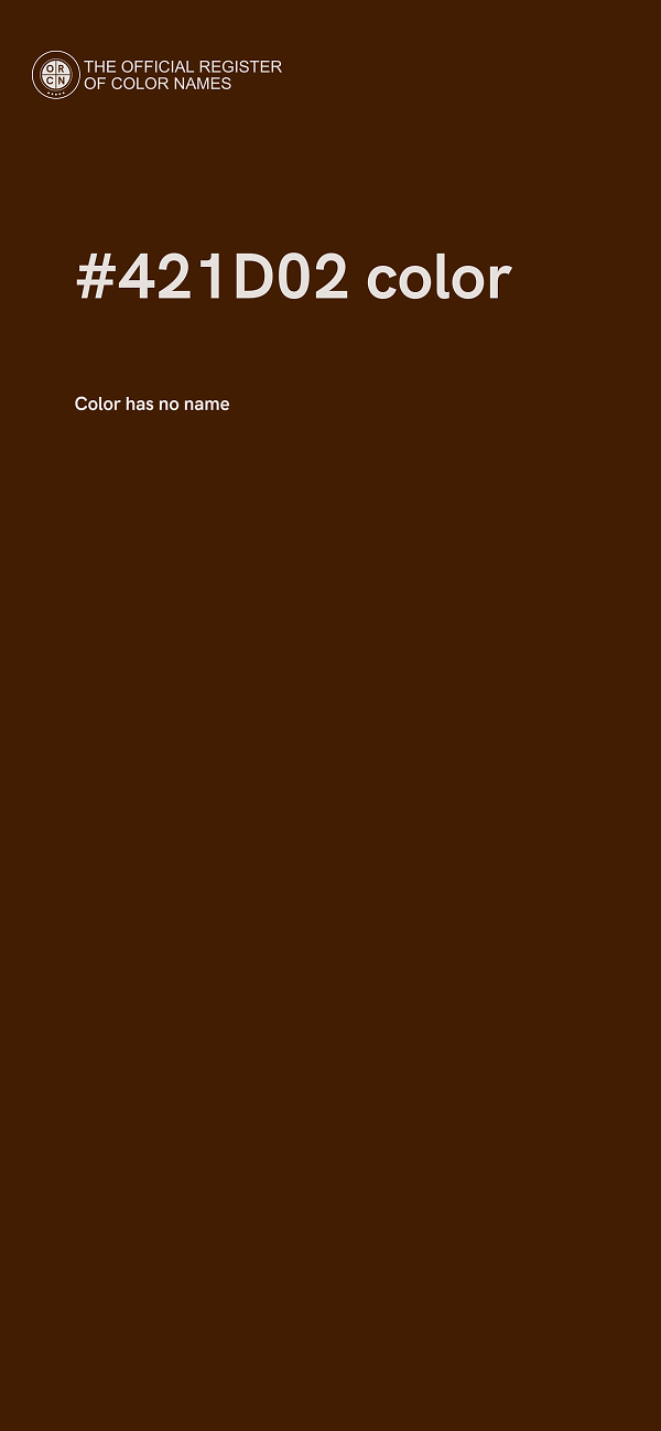 #421D02 color image