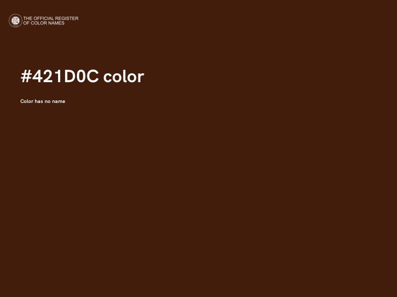 #421D0C color image