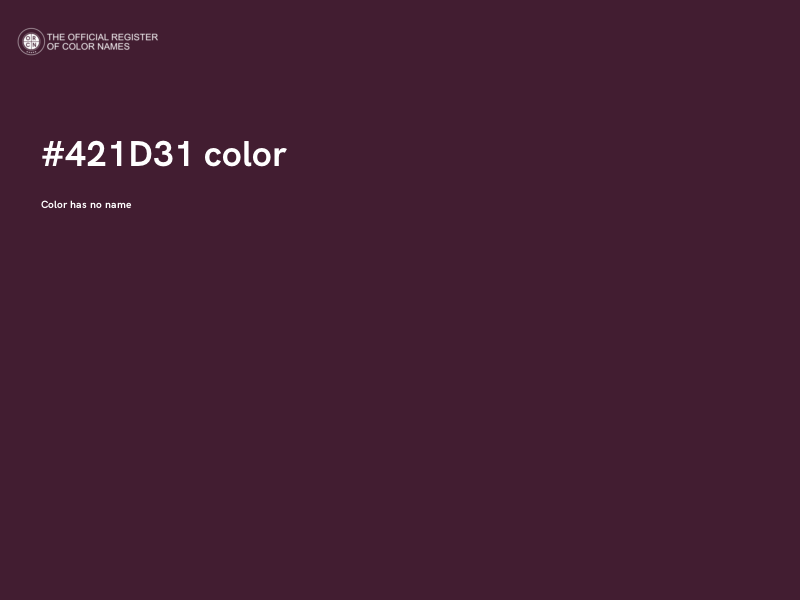 #421D31 color image