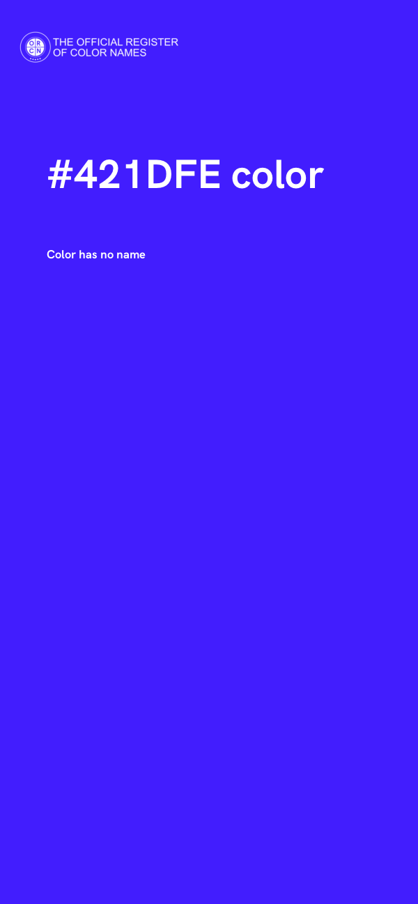 #421DFE color image