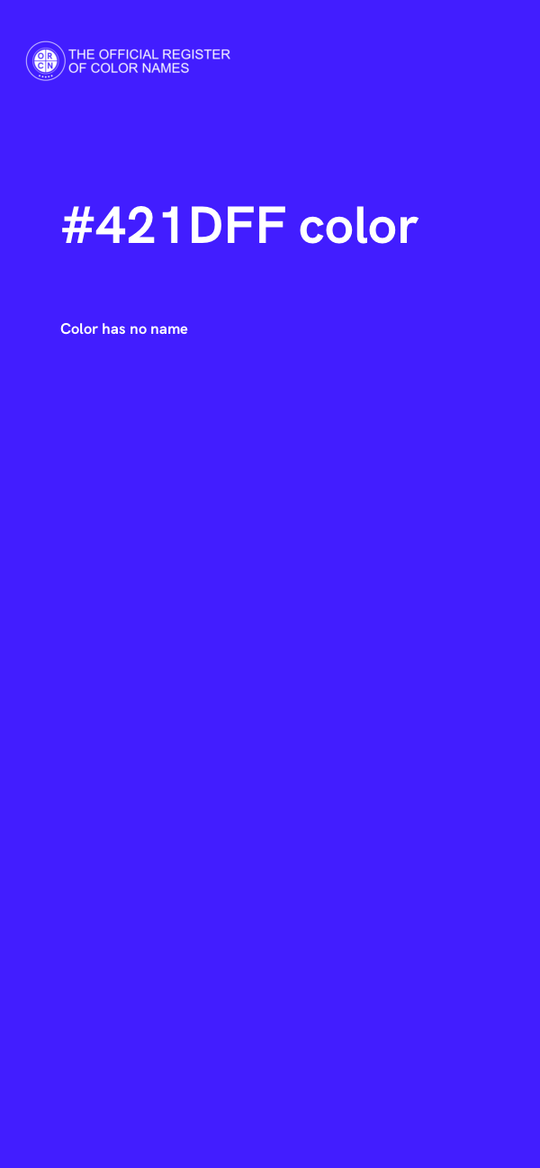 #421DFF color image
