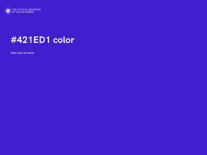 #421ED1 color image