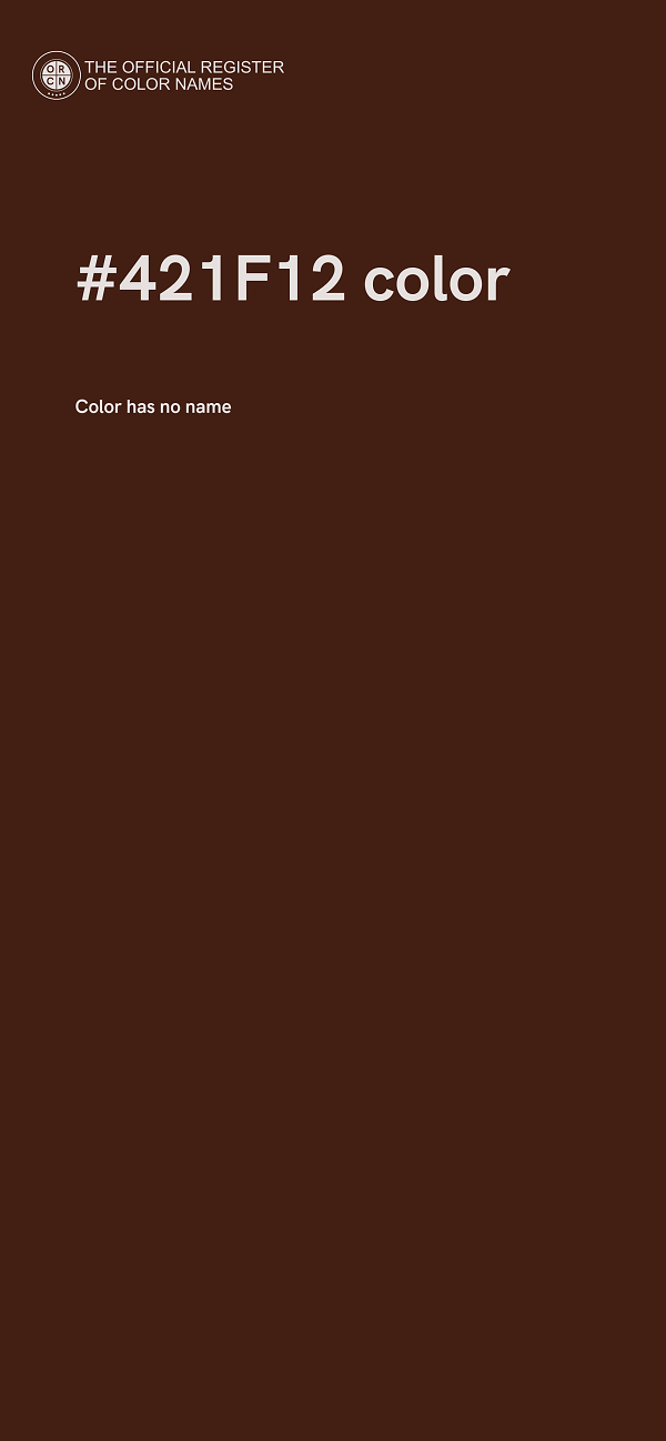#421F12 color image