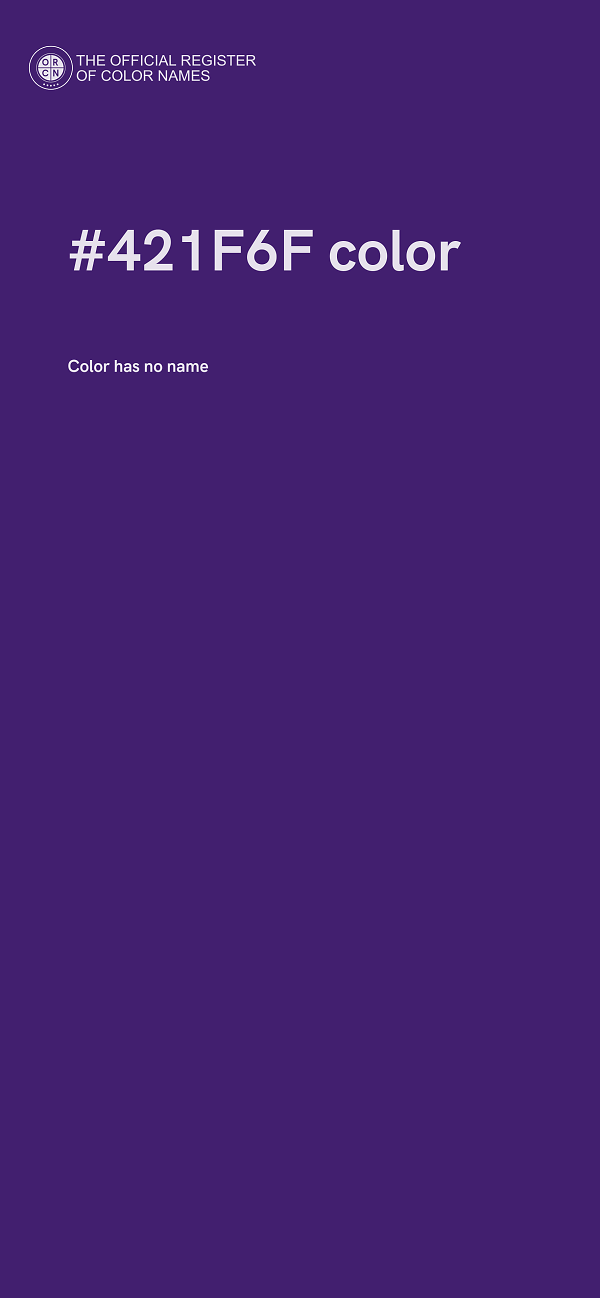 #421F6F color image
