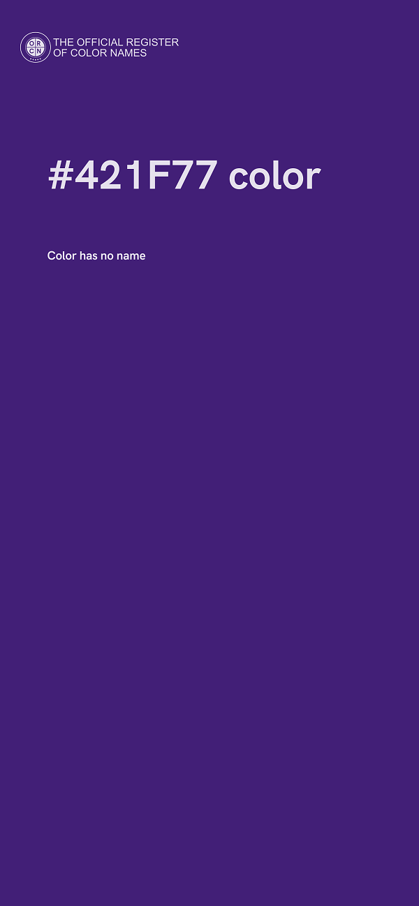 #421F77 color image