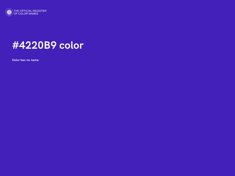 #4220B9 color image
