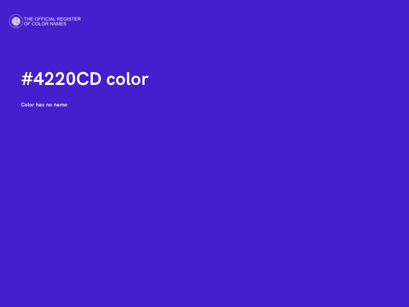 #4220CD color image