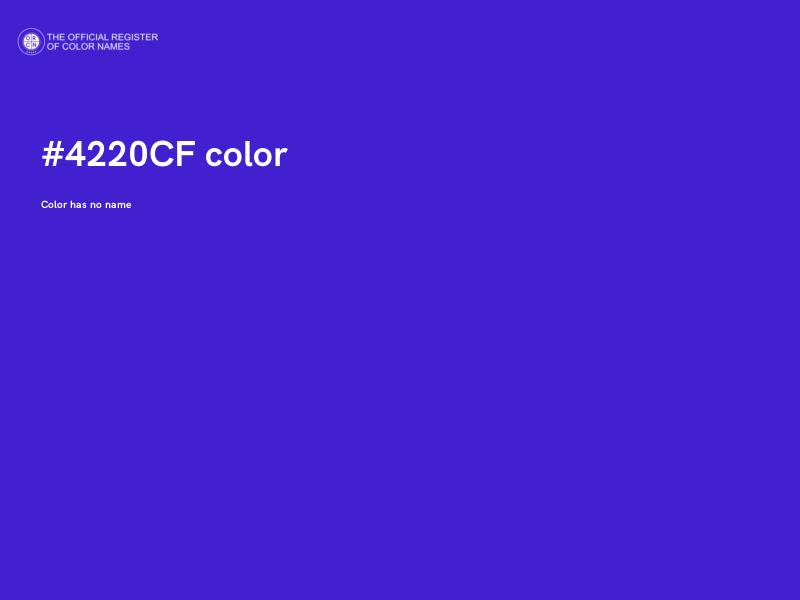 #4220CF color image