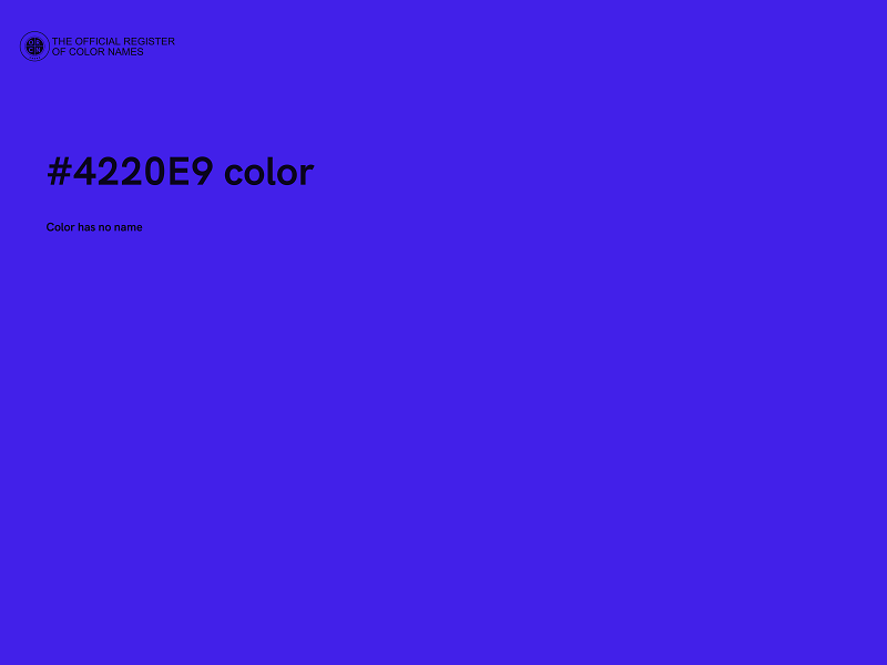 #4220E9 color image