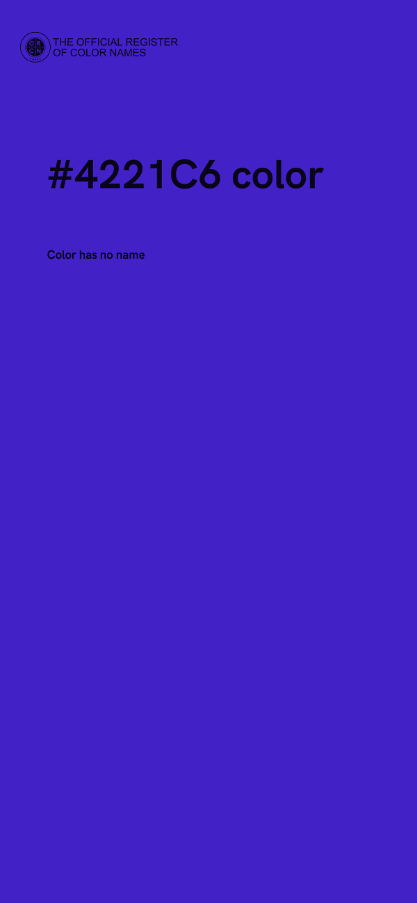 #4221C6 color image