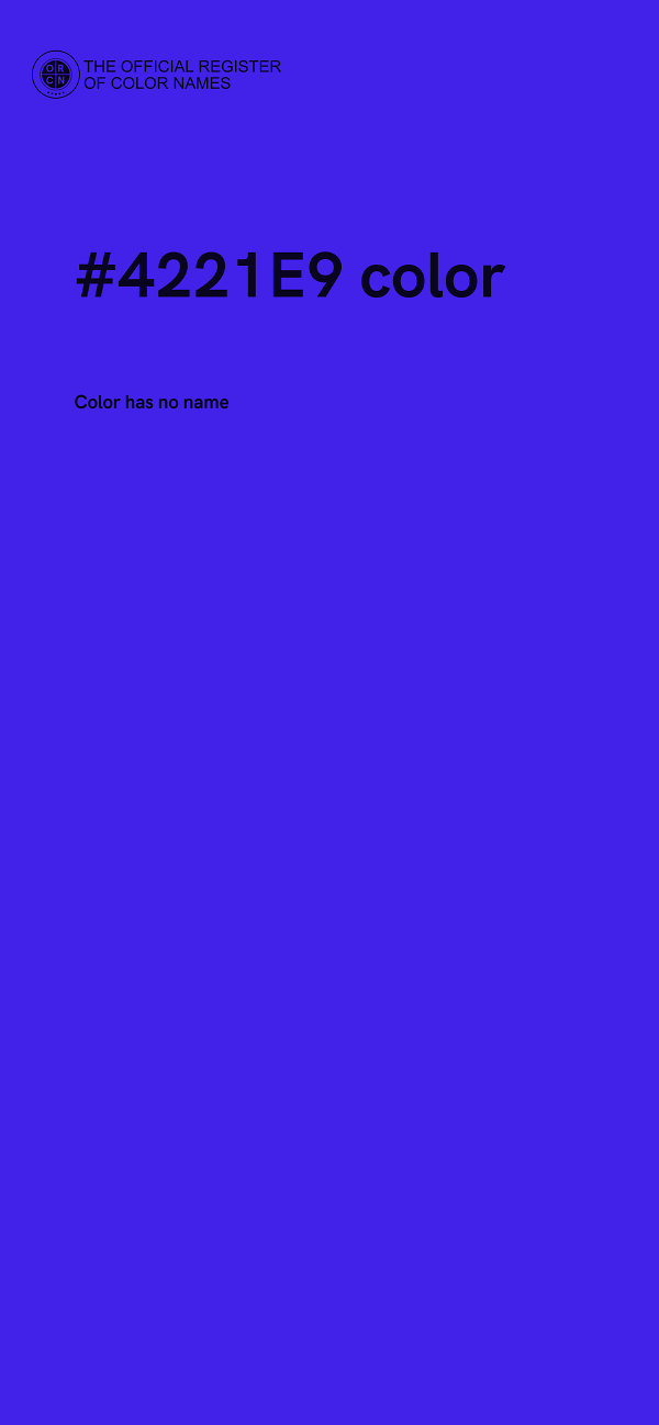 #4221E9 color image