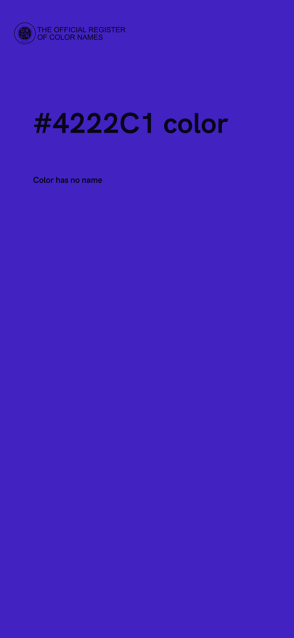 #4222C1 color image