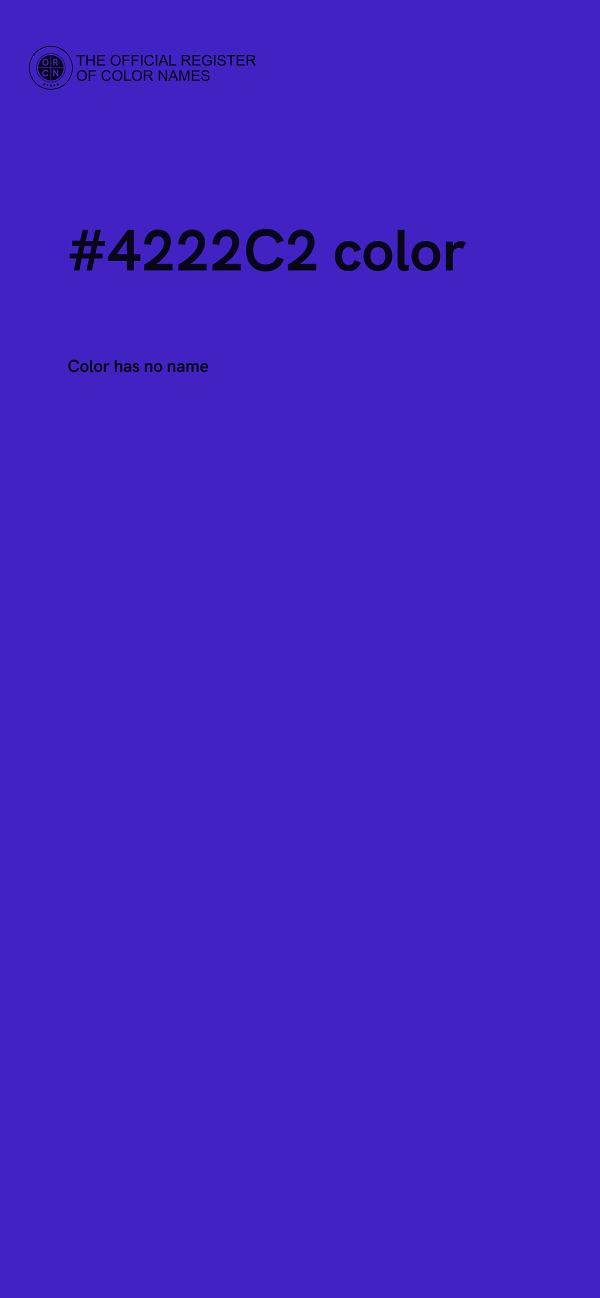 #4222C2 color image